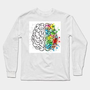 Artistic And Logical Brain Long Sleeve T-Shirt